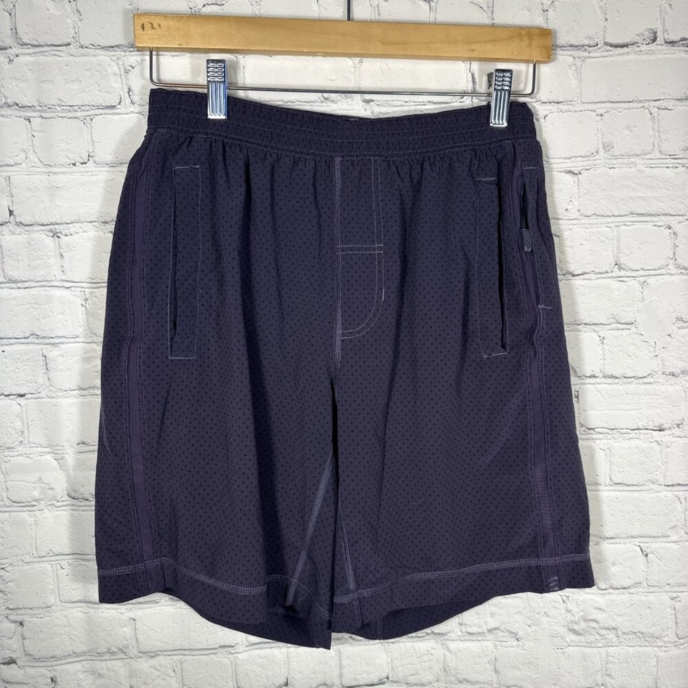 Lululemon Shorts Mens‎ Medium Pace Breaker Liner Graphite Purple  Running